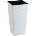 Plastový květináč Porto Riflo 57x29,5x29,5 cm bílý