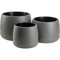 Květináč LUNA Vase 34,8 cm antracitový 