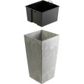 Květináč Porto 75x39,6 cm šedý beton 