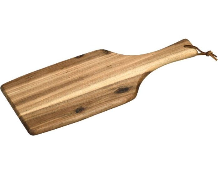 Prkénko na krájení BREWLY 42x17 cm z masivu hnědý 