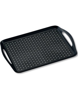 Plastový servírovací podnos KESPER 45,5 cm černý