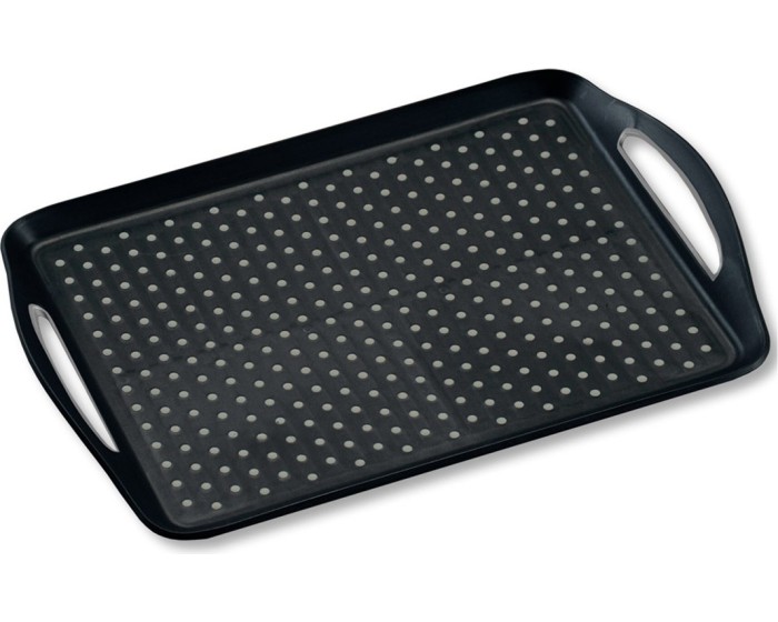 Plastový servírovací podnos KESPER 45,5 cm černý