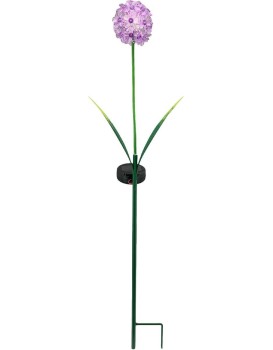 Umělá LED květina BLOOM 70 cm fialová 
