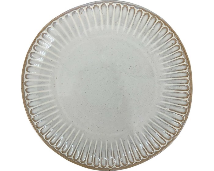 Keramický talíř GRAU 21 cm šedý