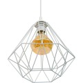 Stropní svítidlo Diamond 25 cm bílé