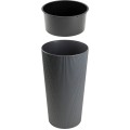 Plastový květináč URBANIKA ECO 75x40,9 cm antracitový