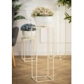 Stojan na květiny SIMPLE 70 cm krémový