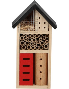 Hmyzí hotel BUGSY 26,2 cm hnědý/červený/černý