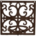 Litinový stojan na květiny IRON hnědý 