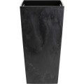 Květináč Porto 75x39,6 cm černý beton