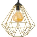 Stropní svítidlo Diamond 25 cm zlaté