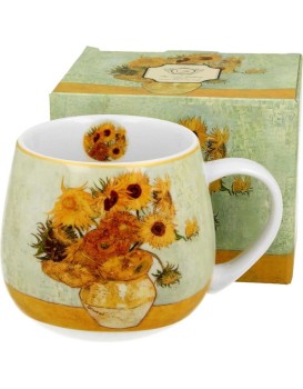 Porcelánový hrnek Van Gogh Sunflowers 430 ml vícebarevný