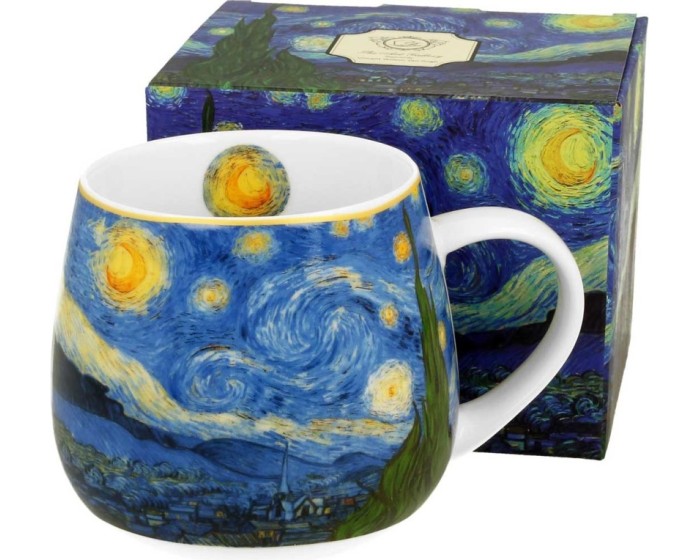 Porcelánový hrnek Van Gogh Starry Night 430 ml vícebarevný