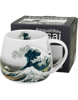 Porcelánový hrnek Hokusai The Great Wave 430 ml vícebarevný