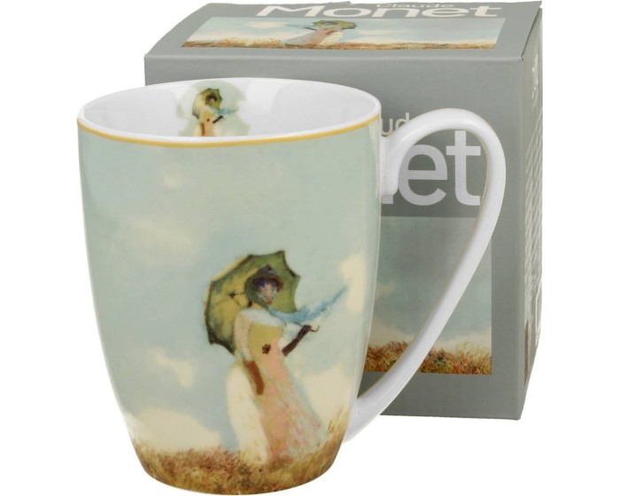 Porcelánový hrnek Monet Woman with Parasol 360 ml vícebarevný