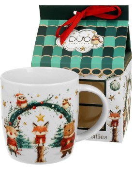 Porcelánový hrnek CHRISTMAS CUTIES 2 400 ml vícebarevný