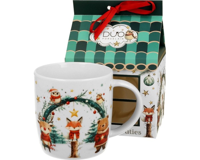 Porcelánový hrnek CHRISTMAS CUTIES 2 400 ml vícebarevný