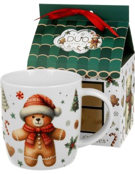 Porcelánový hrnek CHRISTMAS CUTIES 400 ml vícebarevný