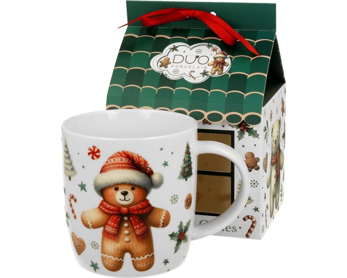 Porcelánový hrnek CHRISTMAS CUTIES 400 ml vícebarevný