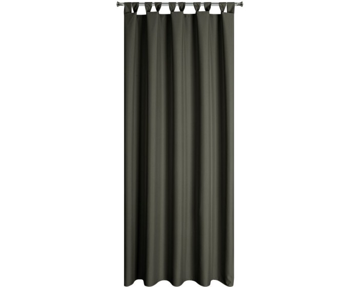Zahradní voděodolný závěs Melka 155x220 cm grafitový II