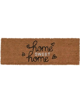 Kokosová rohožka HOME SWEET 75x25 cm hnědá