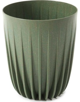 Květináč STRIPPED ECO VII 19 cm zelený