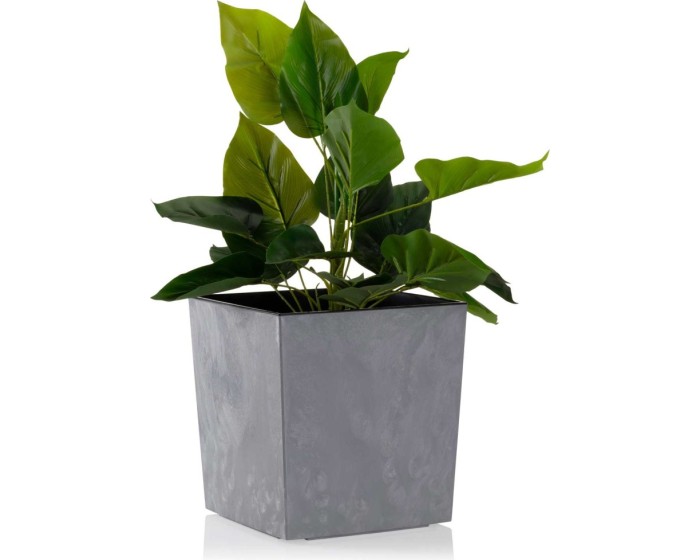 Květináč Flore 25x25 cm šedý beton