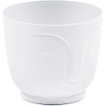 Květináč ZOE 16 cm bílý 