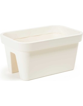 Balkónový truhlík LYS 45 cm krémový