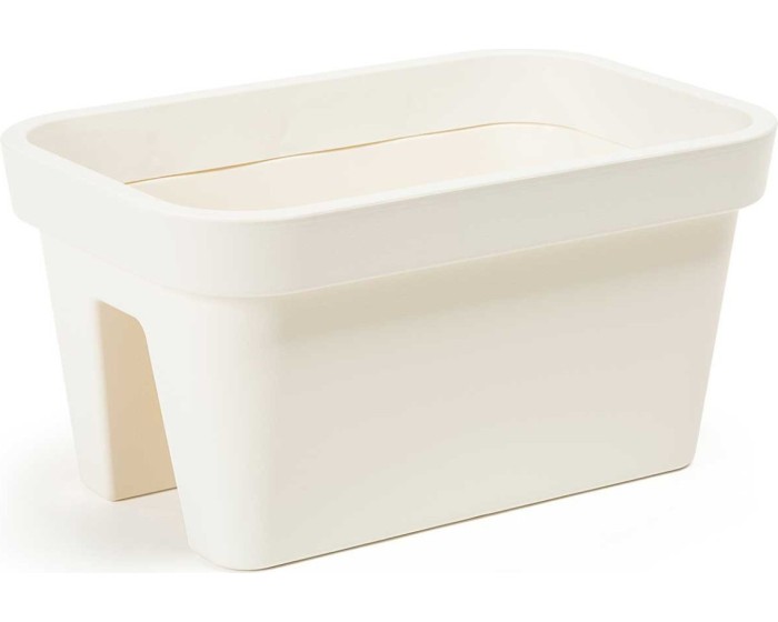 Balkónový truhlík LYS 45 cm krémový