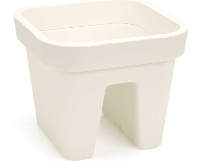 Balkónový truhlík LYS 29 cm krémový