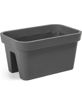 Balkonový truhlík Lys 45 cm antracit