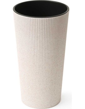 Květináč URBANIKA ECO Wood 57x30 cm bílý