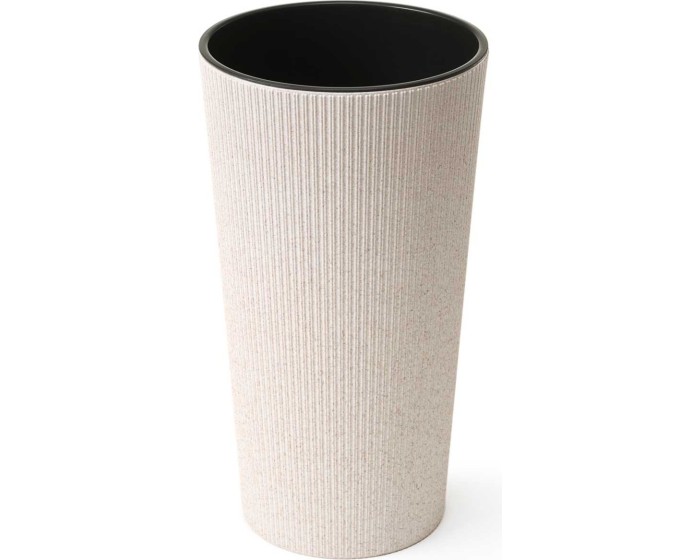Květináč URBANIKA ECO Wood 57x30 cm bílý