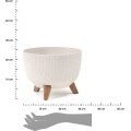 Květináč Rosa Linea 29x18 cm bílý