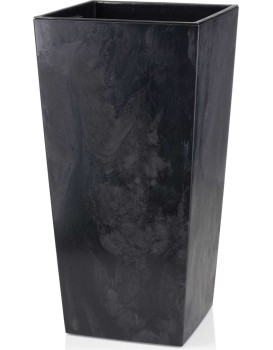 Květináč Porto 68x35 cm černý beton
