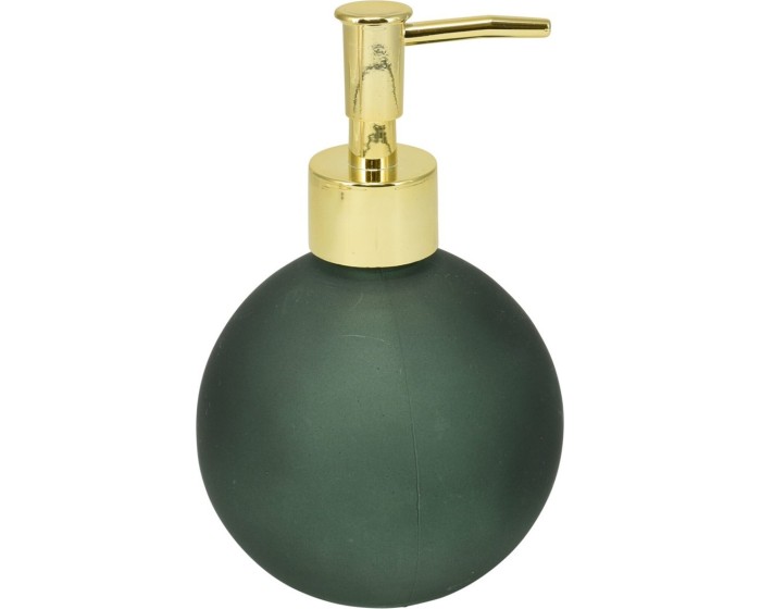 Skleněný dávkovač mýdla BELLY 400 ml zelený