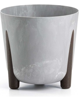 Květináč MOSS ECO 25,5x25,3 cm šedý beton 