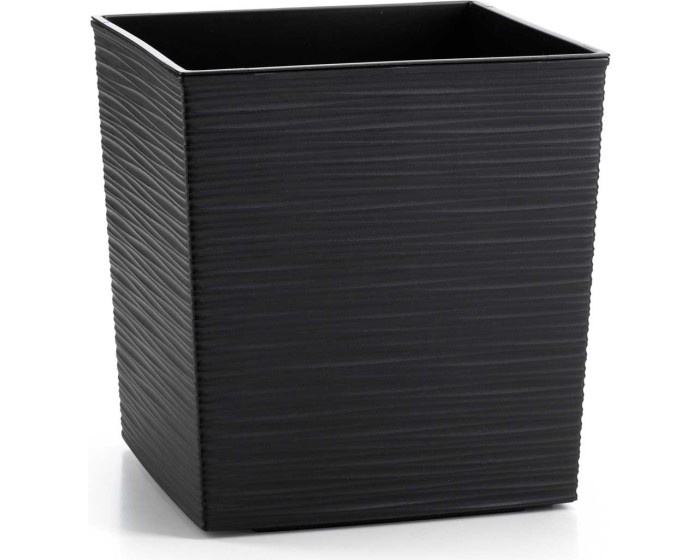Květináč FLORE RIFLO 24,7x25,6 cm černý