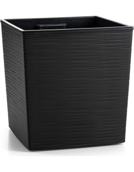 Květináč FLORE RIFLO 29,5x30,5 cm černý
