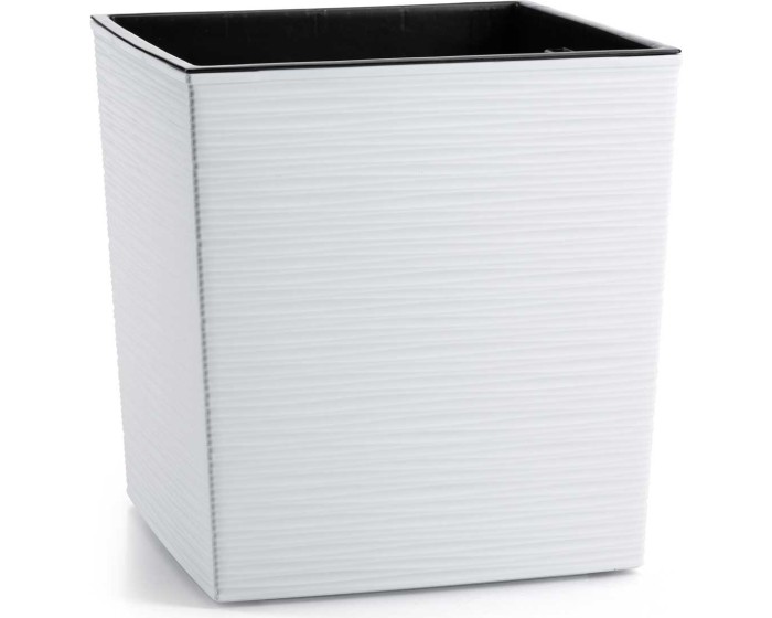 Květináč FLORE RIFLO 29,5x30,5 cm bílý