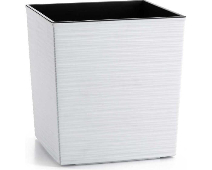 Květináč FLORE RIFLO 24,7x25,6 cm bílý 