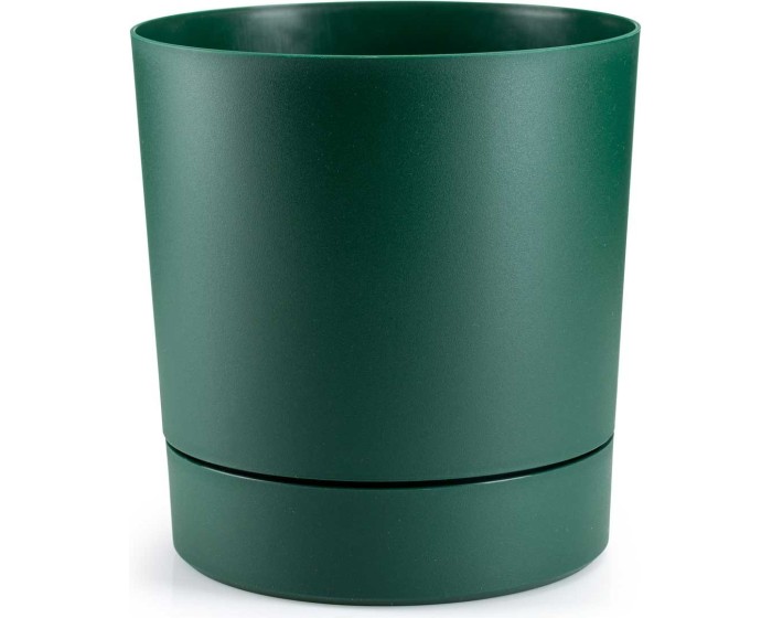 Květináč s podmiskou AZALEA 22,5 cm zelený