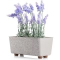 Truhlík s nožičkami Salvia 28,5x17 cm taupe hnědý