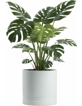 Květináč LUNA Cylinder 30,8 cm bílý