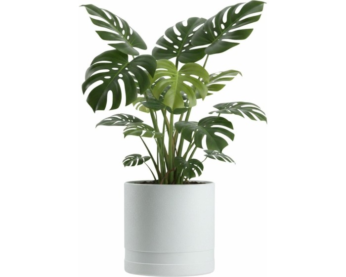 Květináč LUNA Cylinder 30,8 cm bílý