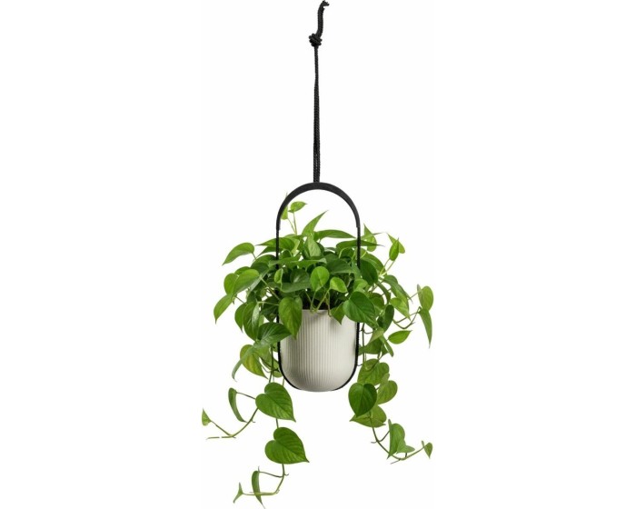 Závěsný květináč AERA HANG 17,9 cm béžový