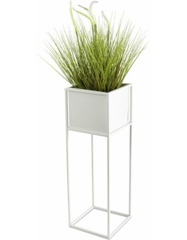 Květinový stojan Willa 70 cm bílý