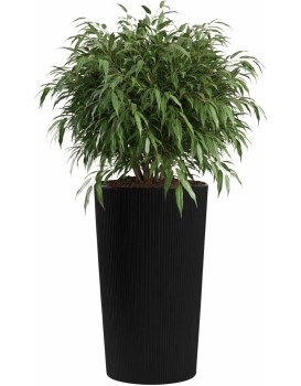 Plastový květináč URBANIKA ECO 75x40,9 cm černý