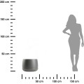 Květináč LUNA Vase 42 cm antracitový 
